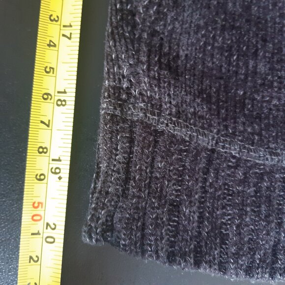 Point Zero SZ L Black Chenille Men's Quarter Zip Sweater - Picture 12 of 15